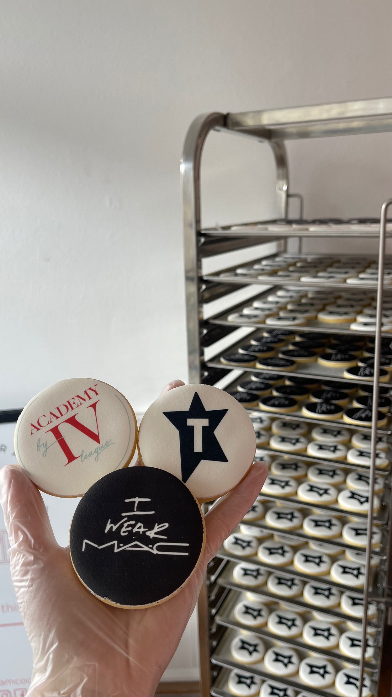 premium branded logo cookies for corporate events