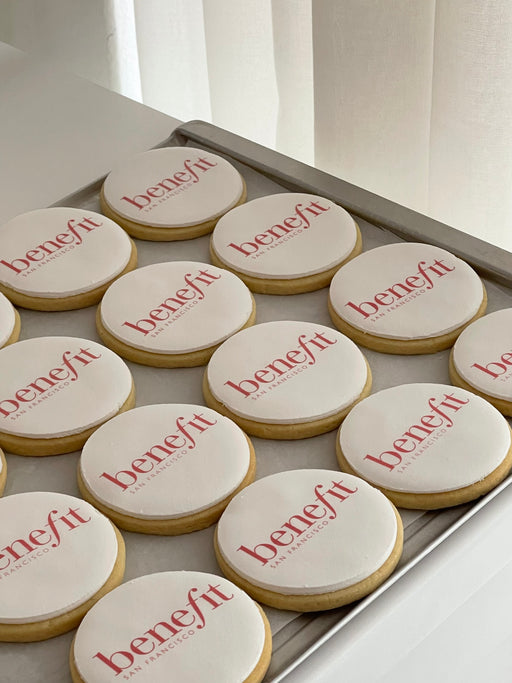Premium branded logo cookies